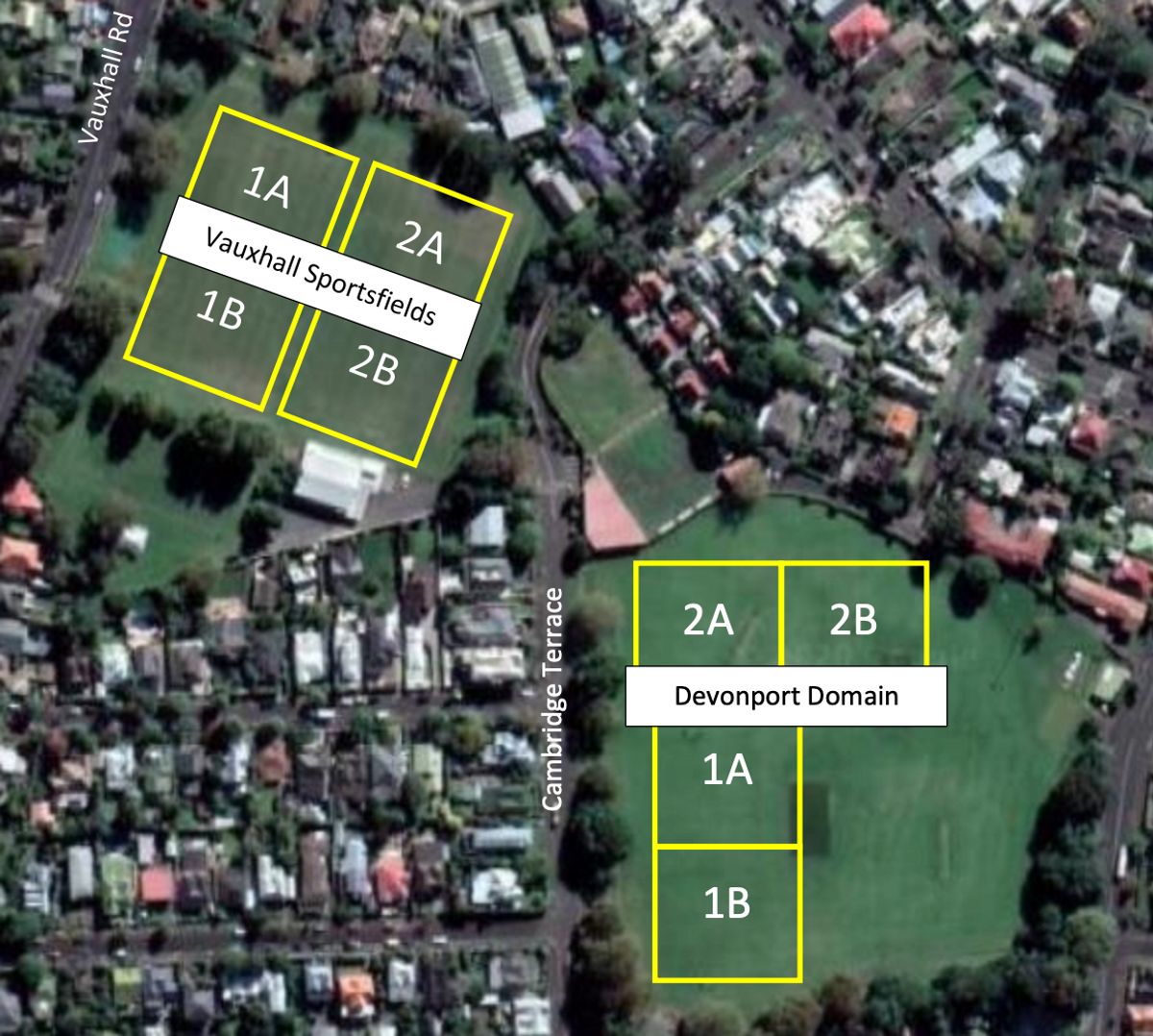 North shore rugby map